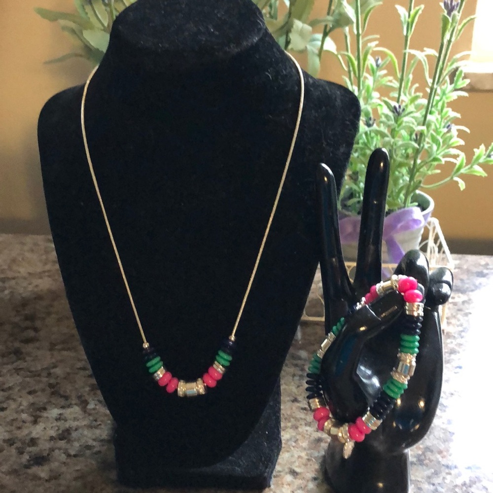 Vera Bradley Necklace and Bracelet